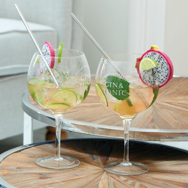 Happy Straws Metal 4 pcs Metallstrohhalme – Bild 3