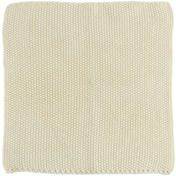 6351-01 Spültuch Mynte latte, beige gestrickt