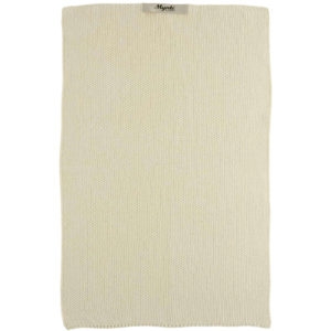Handtuch Mynte latte, beige gestrickt