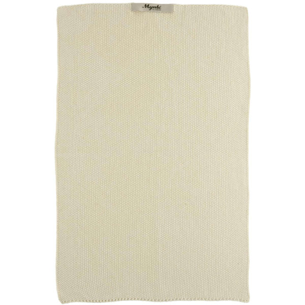 6352-01 Handtuch Mynte latte, beige gestrickt