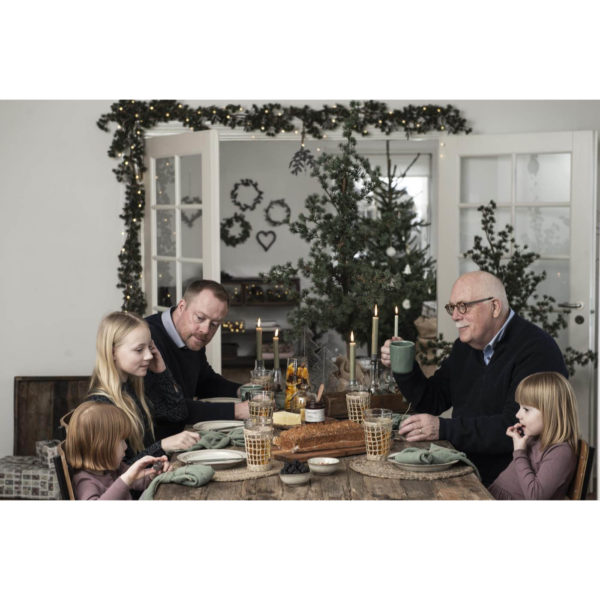 Trinkglas mit Strohgeflecht aus Seegras – Bild 4