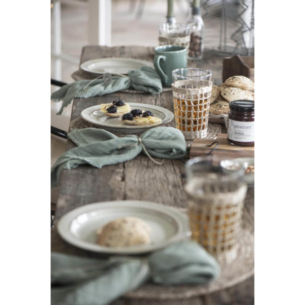 Trinkglas mit Strohgeflecht aus Seegras – Bild 9