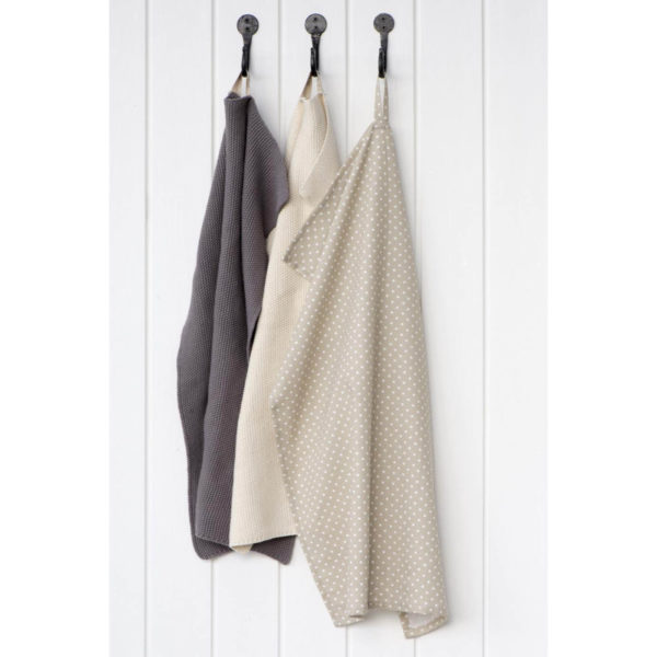 Handtuch Mynte latte gestrickt – Bild 3