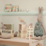 High Chair Puppenhaus Hochstuhl cremeweiß – Bild 2