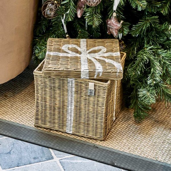 432260_3 RR Present Basket Set of 3 pieces Aufbewahrungskörbe Weihnachtsaccessoires – Bild 4