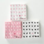 Servietten Lennja Herz pink weiß 20Stk. – Bild 2