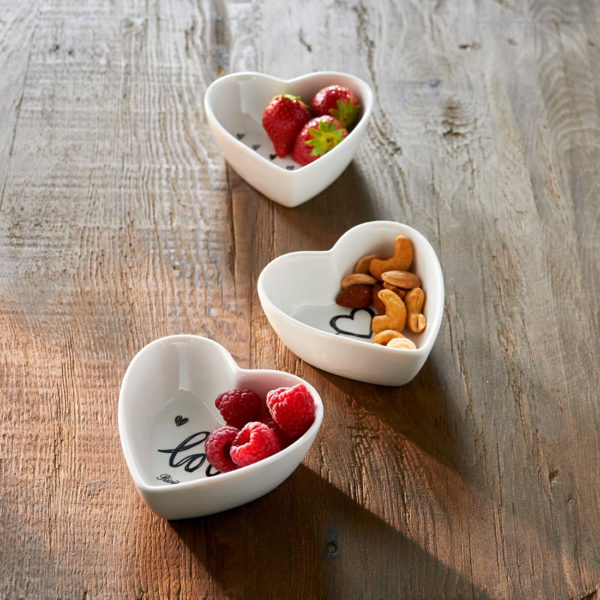 Lovely Heart Bowls 3pcs Schüsseln – Bild 2