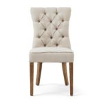 Balmoral Dining Chair Oxford Weave Flanders Flax
