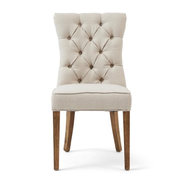 4684001_16 Balmoral Dining Chair Oxford Weave Flanders Flax â Bild 1