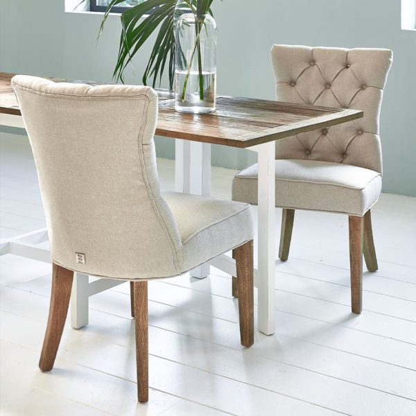 4684001_1_10 Balmoral Dining Chair Oxford Weave Flanders Flax â Bild 2