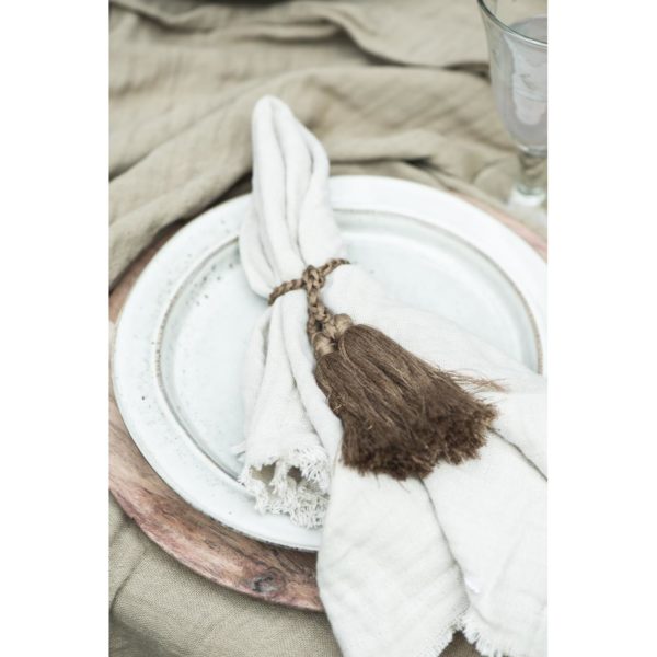 Quaste doppelt 40cm grün – Bild 4