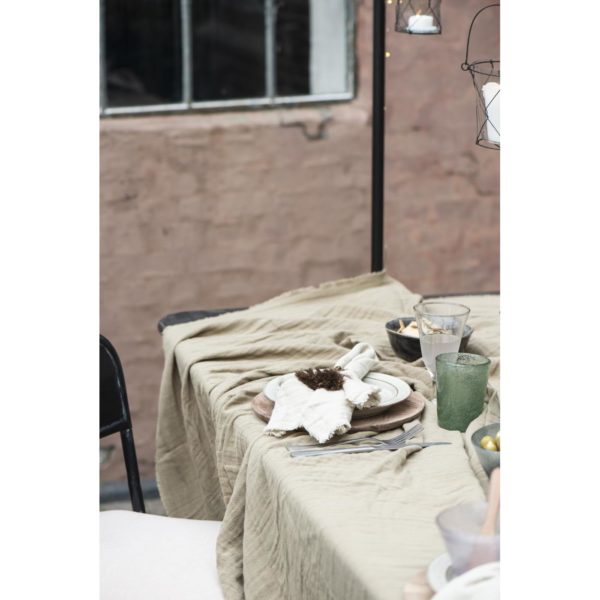 Quaste doppelt 40cm grün – Bild 2