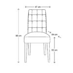 Cape Breton Dining Chair Linen flax â Bild 10
