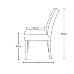 Cape Breton Dining Chair Pellini camel – Bild 11