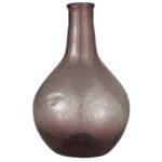 Unika Vase langer Hals brombeere 16cm