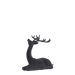 Sella Hirsch liegend schwarz 23cm