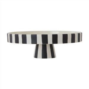 Toppu Tray Etagere large white / black 27cm