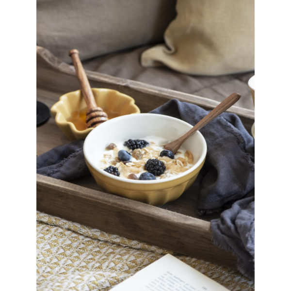 Stoffserviette doppelt gewebt dunkelgrau – Bild 4