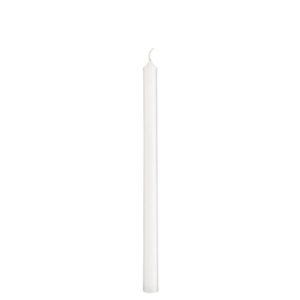 Dünne hohe Stabkerze weiß 1.3 cm