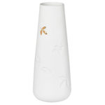 Porzellangeschichten Vase "Goldenes Blatt" klein 21cm