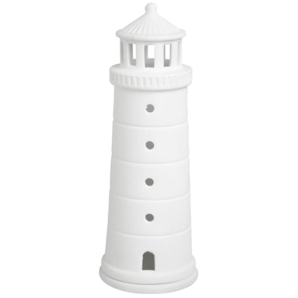 14973_livingmeeralsworteleucht- Meer als Worte Leuchtturm klein Lichthaus 16cm
