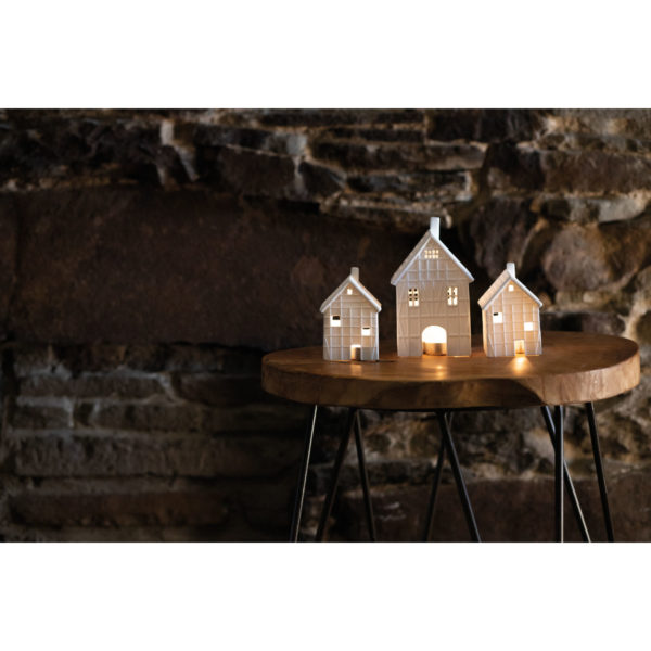 Lichthaus Fachwerkhaus klein 7 x 7.5 x 12cm – Bild 2