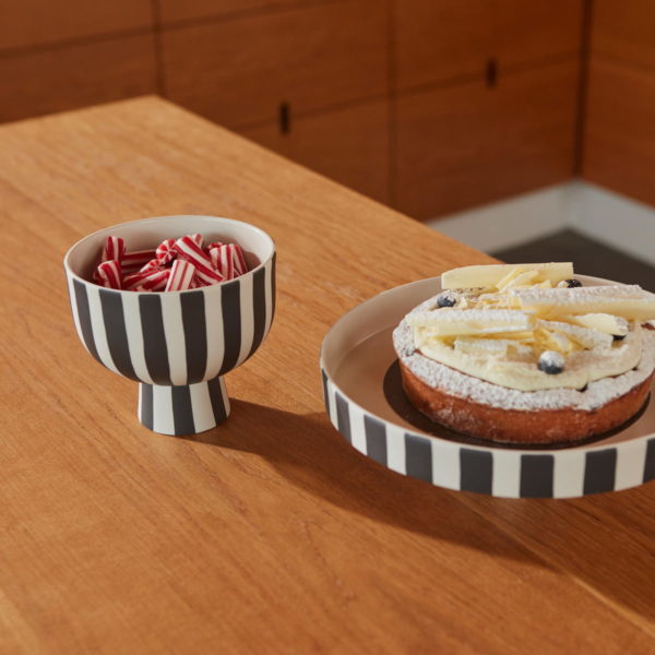 Toppu Bowl white / black 15x13cm – Bild 2