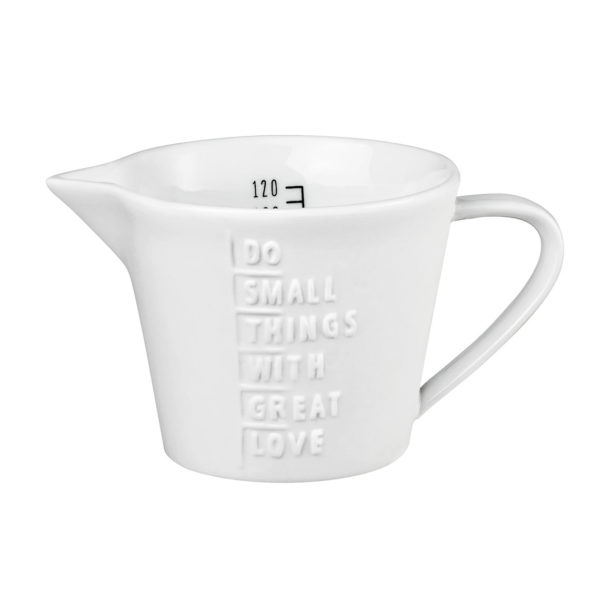 12666 Messbecher "Do small things...." klein 120ml