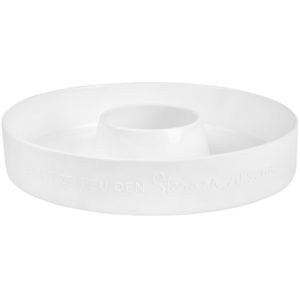 Porzellankranz "Nimm Dir Zeit..." 32cm weiß