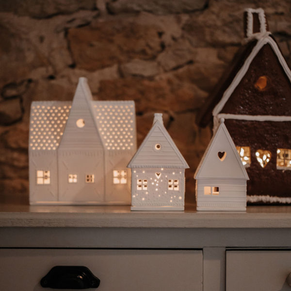 Lichthaus Lebkuchen groß 16.5 x 9 x 20cm – Bild 2