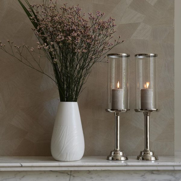 Pillar Candle Eco flax 7x13cm – Bild 5