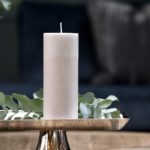 Pillar Candle Eco flax 7x18cm – Bild 2