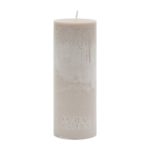 Pillar Candle Eco flax 7x18cm