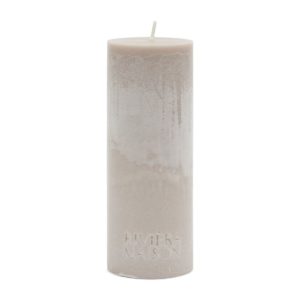 Pillar Candle Eco flax 7x18cm