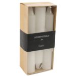 6er Set Stabkerzen Vela weiß 2x14cm