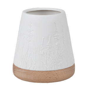 Poesie Windlicht floral "Gräser" 13cm