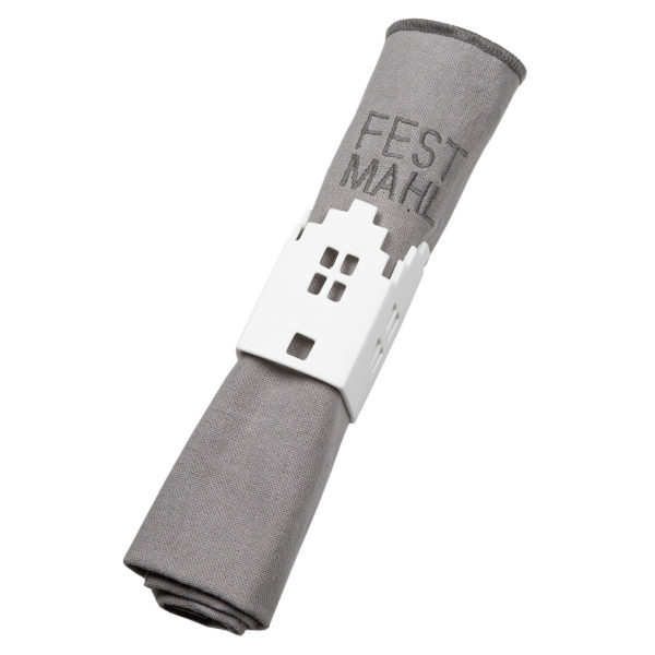 Serviettenring Porzellan Stadthaus 6cm – Bild 2