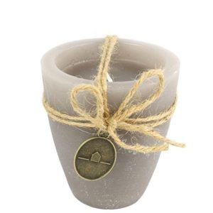 Tonnie Becherkerze grau 11.2cm