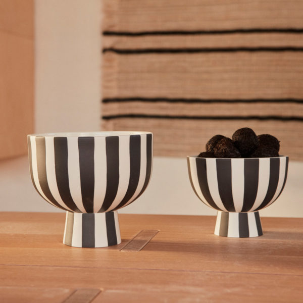 Toppu Mini Bowl white / black 12.6x10cm – Bild 3