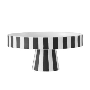 Toppu Tray Etagere small white / black 20cm