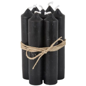 Stabkerze schwarz 2.2 cm