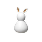 Ostern Porzellanhase mittel Dame gold 13.5cm