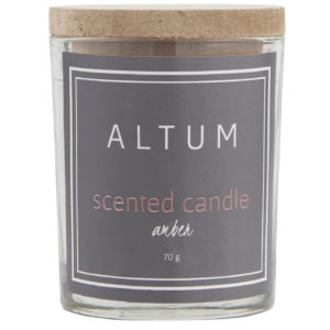 ALTUM Duftkerze Amber flieder 7cm