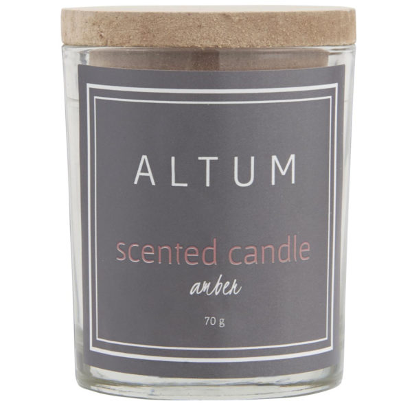 4198-16_W1400 ALTUM Duftkerze Amber flieder 7cm