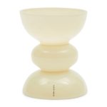 Feline Multiple Candle Holder white Glas für Stumpen- und Stabkerze