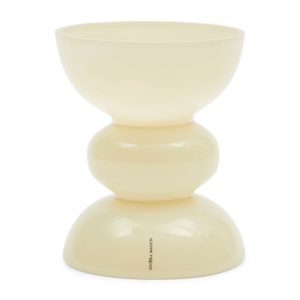 Feline Multiple Candle Holder white Glas für Stumpen- und Stabkerze