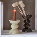 Feline Multiple Candle Holder white Glas für Stumpen- und Stabkerzen – Bild 3