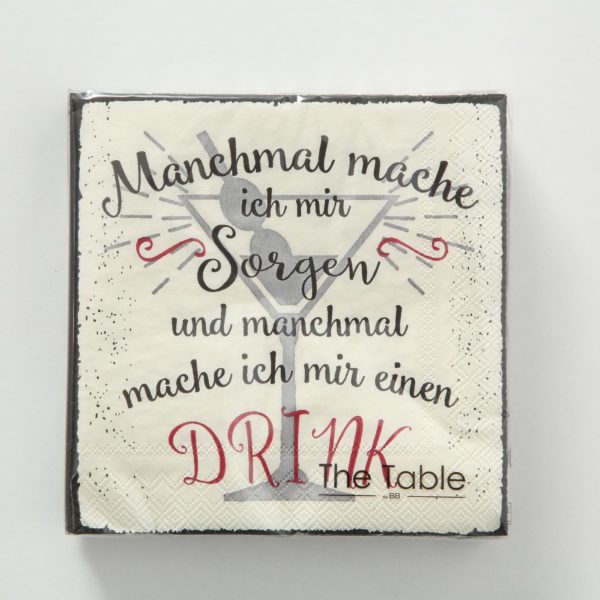Einzelbild-Tucyahbl-zoom Cocktailservietten Drink 20Stk. – Bild 2