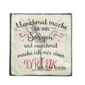 Cocktailservietten Drink 20Stk.