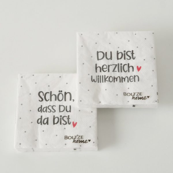 Servietten You "Du bist herzlich willkommen" 20Stk. – Bild 2
